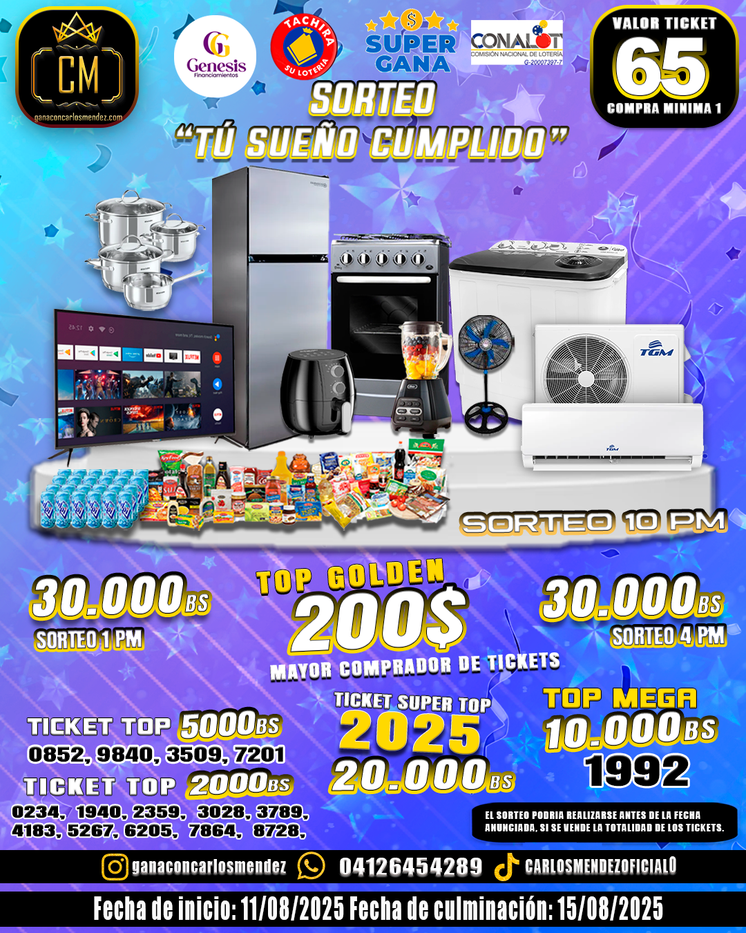 SORTEO "TÚ SUEÑO CUMPLIDO"