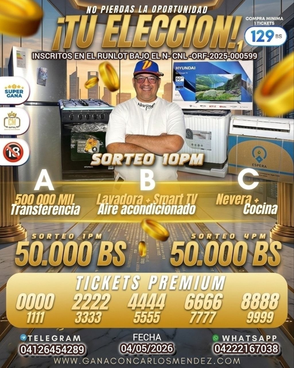 ✨TU ELECCION UNO✨ - 04 MAYO 2026